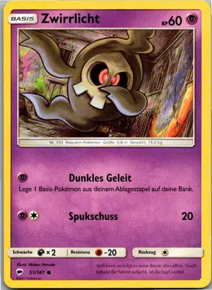 Zwirrlicht Exemplar 1,25 €