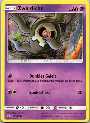 Zwirrlicht Exemplar 1,25 €