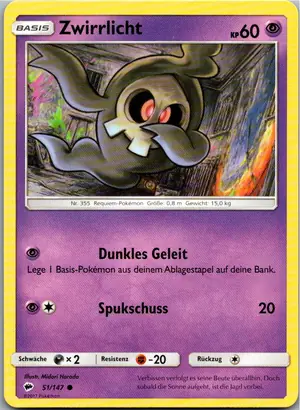 Zwirrlicht Exemplar 1,25 €