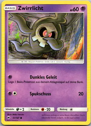 Zwirrlicht Exemplar 1,25 €