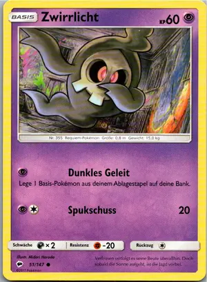 Zwirrlicht Exemplar 1,25 €
