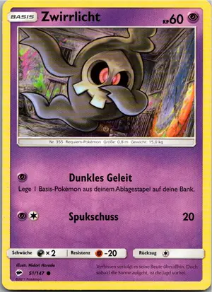 Zwirrlicht Exemplar 1,25 €