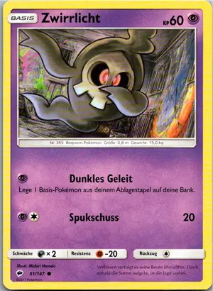 Zwirrlicht Exemplar 1,25 €