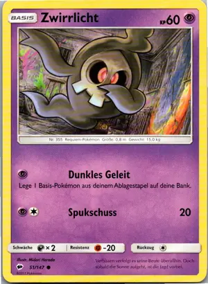 Zwirrlicht Exemplar 1,25 €