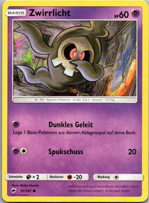 Zwirrlicht Exemplar 1,25 €