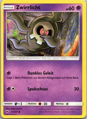 Zwirrlicht Exemplar 1,25 €