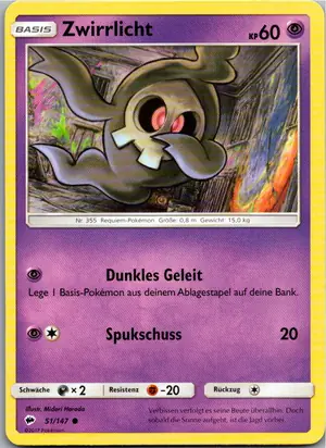 Zwirrlicht Exemplar 1,25 €