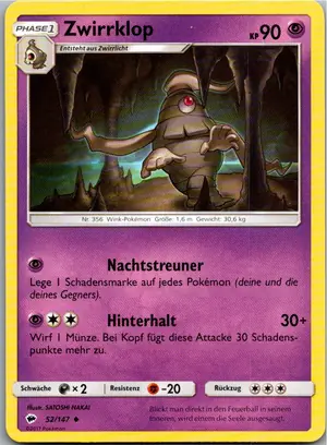 Zwirrklop Exemplar 1,25 €