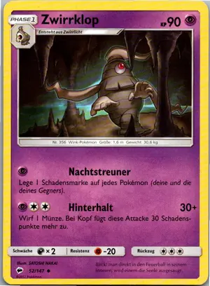 Zwirrklop Exemplar 1,25 €