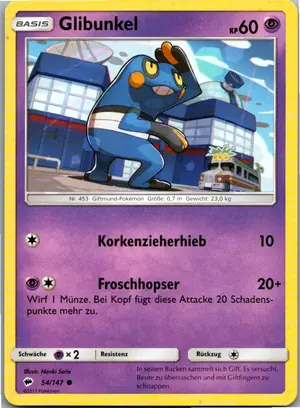 Glibunkel Exemplar 1,25 €