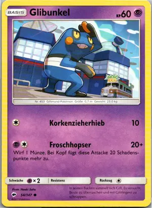 Glibunkel Exemplar 1,25 €