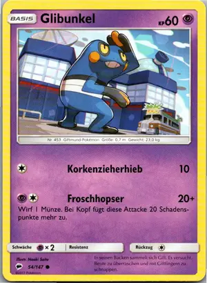 Glibunkel Exemplar 1,25 €