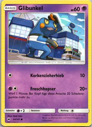Glibunkel Exemplar 1,25 €