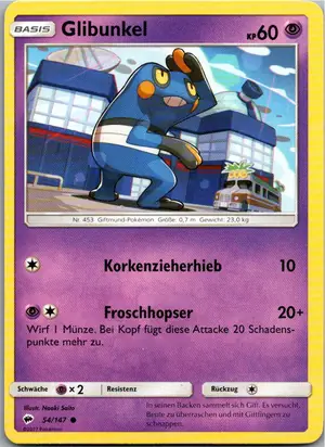 Glibunkel Exemplar 1,25 €