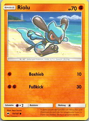 Riolu Exemplar 1,25 €