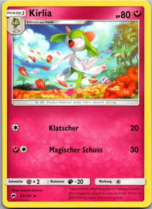 Kirlia Exemplar 1,25 €