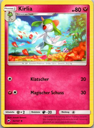 Kirlia Exemplar 1,25 €