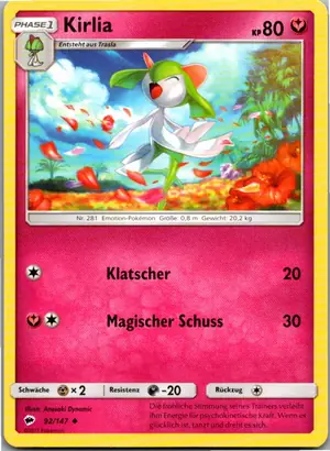 Kirlia Exemplar 1,25 €