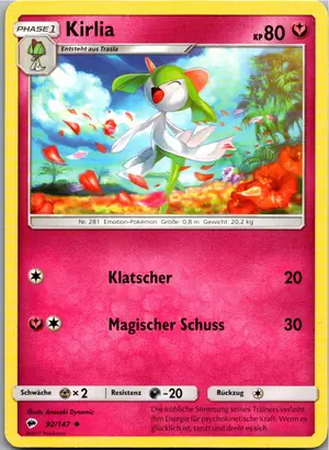 Kirlia Exemplar 1,25 €