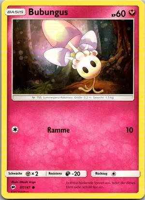 Bubungus Exemplar 1,25 €