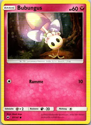 Bubungus Exemplar 1,25 €