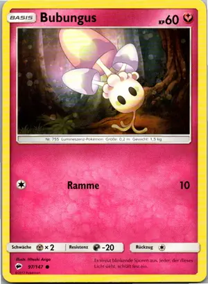 Bubungus Exemplar 1,25 €