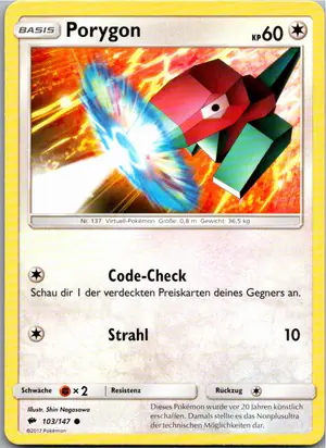 Porygon Exemplar 1,25 €