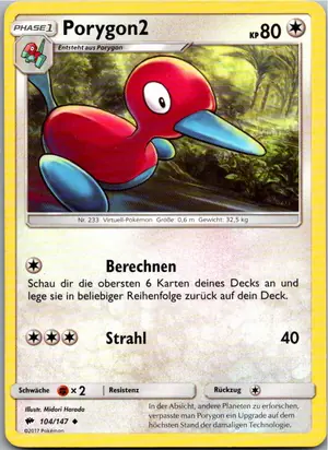 Porygon2 Exemplar 1,25 €