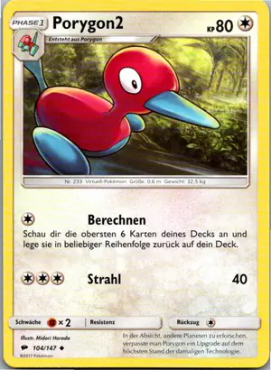 Porygon2 Exemplar 1,25 €