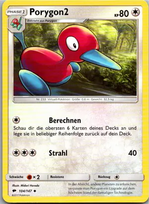Porygon2 Exemplar 1,25 €