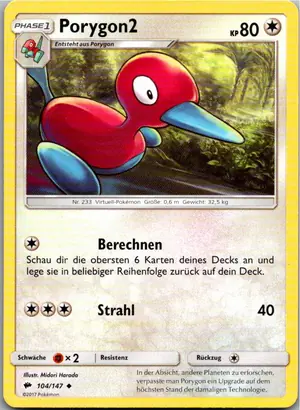 Porygon2 Exemplar 1,25 €