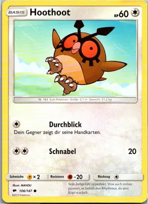Hoothoot Exemplar 1,25 €