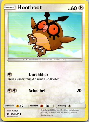 Hoothoot Exemplar 1,25 €