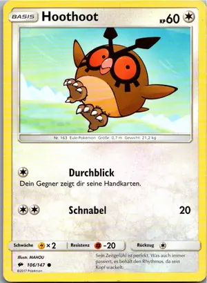 Hoothoot Exemplar 1,25 €
