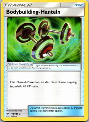 Bodybuilding-Hanteln Exemplar 1,95 €
