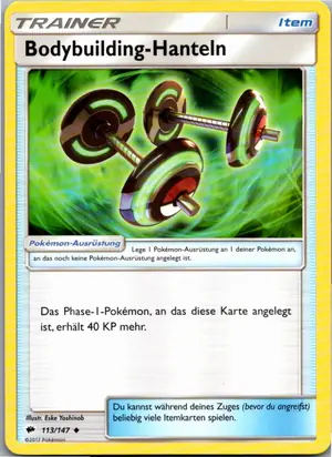 Bodybuilding-Hanteln Exemplar 1,95 €
