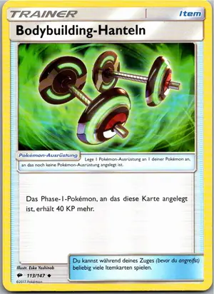 Bodybuilding-Hanteln Exemplar 1,95 €