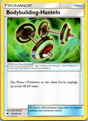 Bodybuilding-Hanteln Exemplar 1,95 €