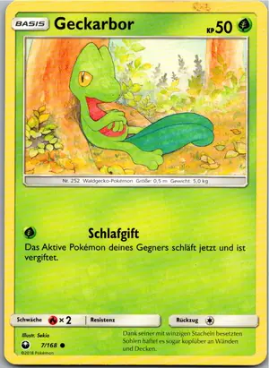 Pokémon-Karte Geckarbor 7/168 Sturm Am Firmament