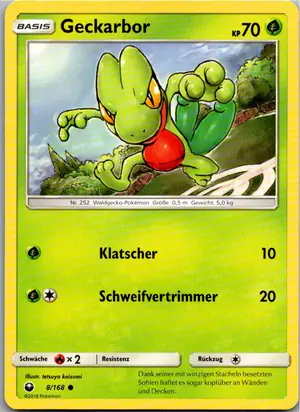 Pokémon-Karte Geckarbor 8/168 Sturm Am Firmament