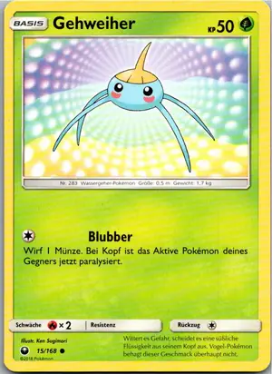 Gehweiher Exemplar 1,25 €