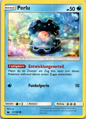 Pokémon-Karte Perlu 41/168 Sturm Am Firmament