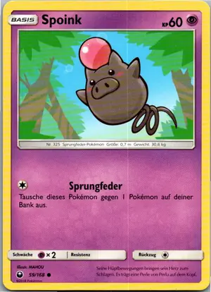 Spoink Exemplar 1,25 €