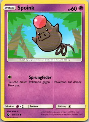 Spoink Exemplar 1,25 €