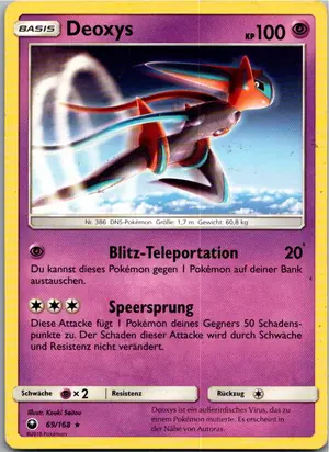 Deoxys Exemplar 2,25 €