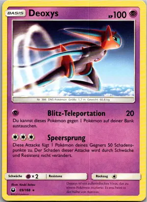 Deoxys Exemplar 2,25 €