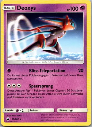Deoxys Exemplar 2,25 €