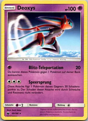 Deoxys Exemplar 2,25 €