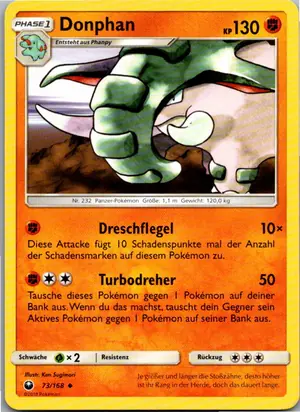 Donphan Exemplar 1,25 €