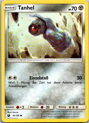Pokémon-Karte Tanhel 93/168 Sturm Am Firmament